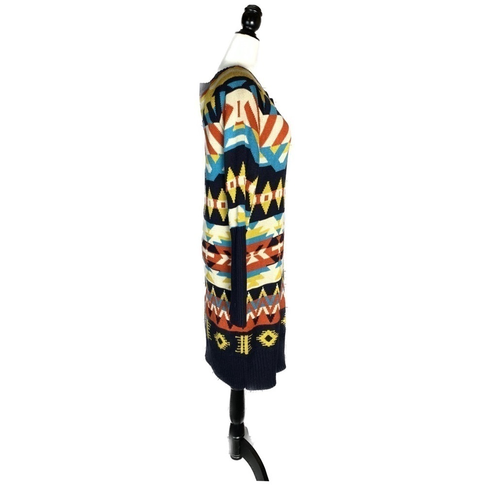 Jessica Simpson Sweater Dress Floklore Ethnic - Picture 4 of 14